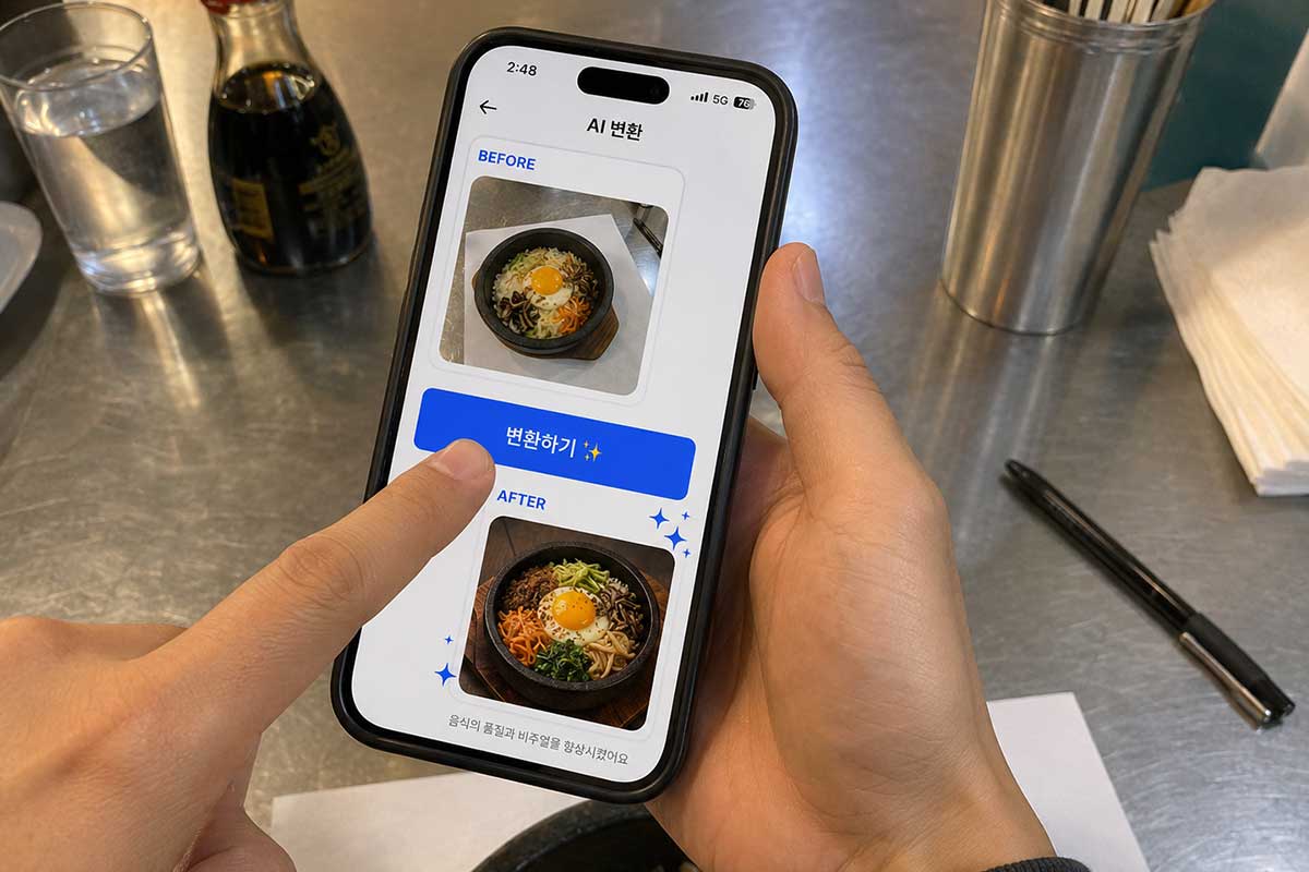 변환 결과 사진