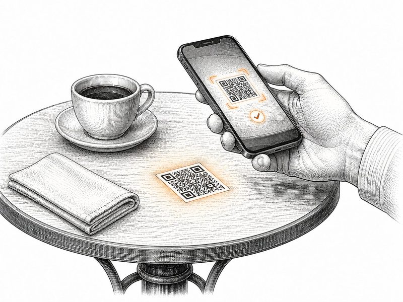 손님 모드(QR)